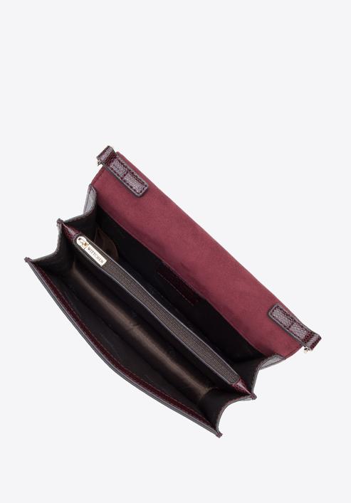 Small leather flap bag, burgundy, 95-4E-650-4, Photo 3