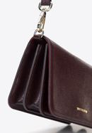Small leather flap bag, burgundy, 95-4E-650-4, Photo 4