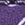 фіолетовий - Жіноча шкіряна лакована сумка через плече з монограмою - 34-4-099-FF