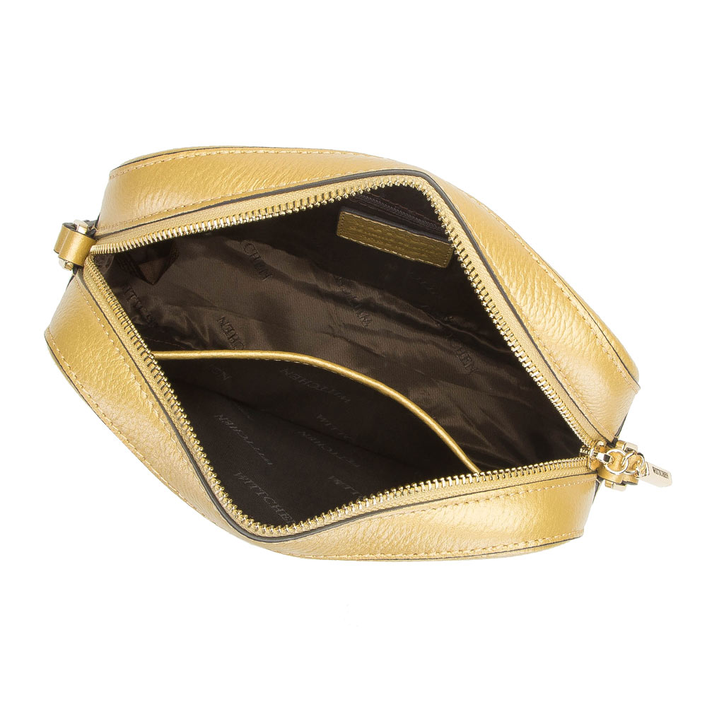 Dámska crossbody kabelka Wittchen s originálnym vzhľadom, Vyberte variant zlatá