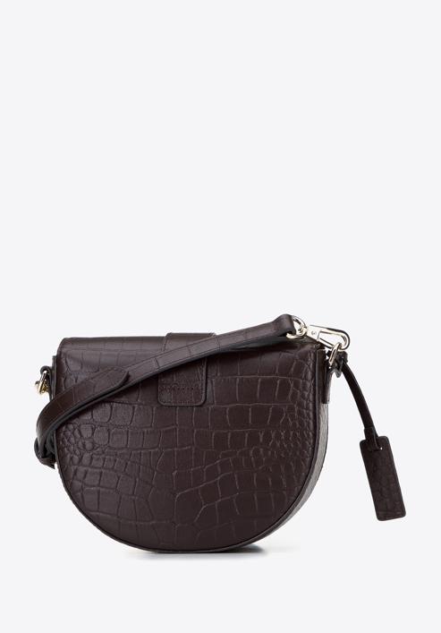 Leather saddle bag, dark brown, 95-4E-652-6, Photo 2