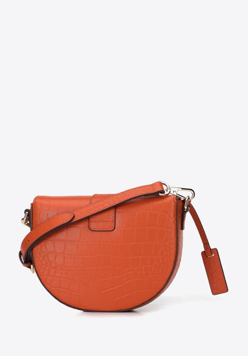 Leather saddle bag, orange, 95-4E-652-6, Photo 2