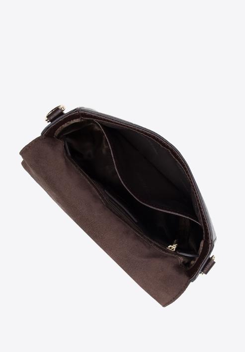 Leather saddle bag, dark brown, 95-4E-652-6, Photo 3