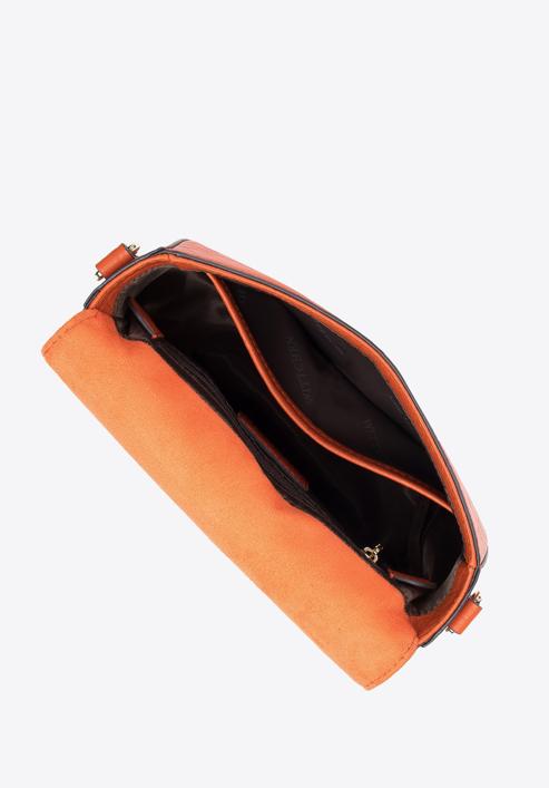 Leather saddle bag, orange, 95-4E-652-6, Photo 3