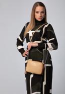Women's chain leather crossbody bag, beige, 29-4E-015-F, Photo 15