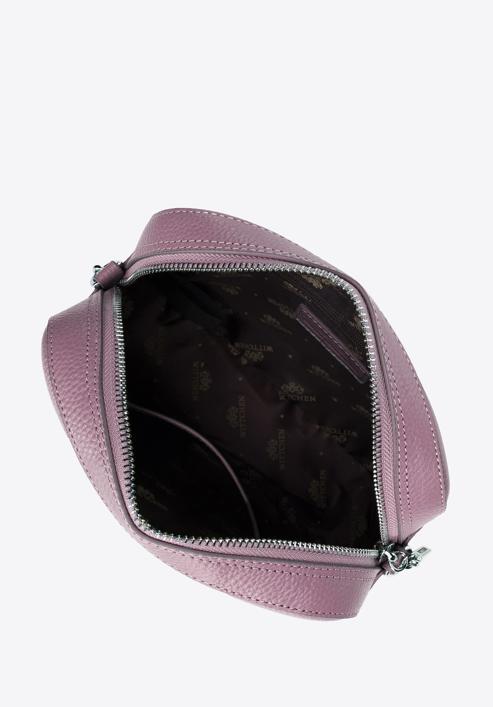 Women's chain leather crossbody bag, violet, 29-4E-015-1S, Photo 3