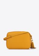 Leather box-shaped crossbody bag, yellow, 29-4E-014-G, Photo 2