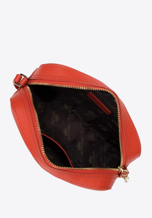 Leather box-shaped crossbody bag, orange, 29-4E-014-G, Photo 3