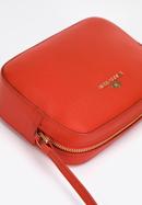 Leather box-shaped crossbody bag, orange, 29-4E-014-G, Photo 4