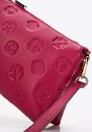 Women's leather crossbody bag, pink, 97-4E-627-3, Photo 4