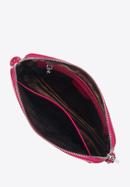 Leather tassel detail cross body bag, raspberry, 29-4E-013-11, Photo 3