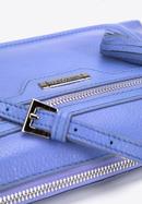 Leather tassel detail cross body bag, violet, 29-4E-013-V, Photo 4