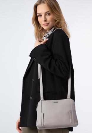 Cross body bag, grey, 97-4Y-613-8, Photo 1