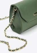 Small faux leather chain crossbody bag, green, 96-4Y-715-1, Photo 4