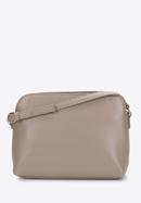 Women's quilted faux leather crossbody bag, beige, 97-4Y-605-9, Photo 2