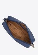 Damska listonoszka z ekoskóry saffiano pudełkowa, granatowy, 97-4Y-519-F, Zdjęcie 3
