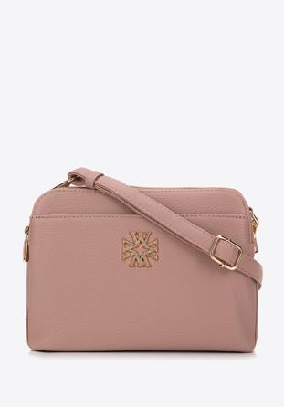 Faux leather crossbody bag, muted pink, 29-4Y-016-B5, Photo 1
