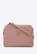Faux leather crossbody bag, muted pink, 29-4Y-016-BP, Photo 1