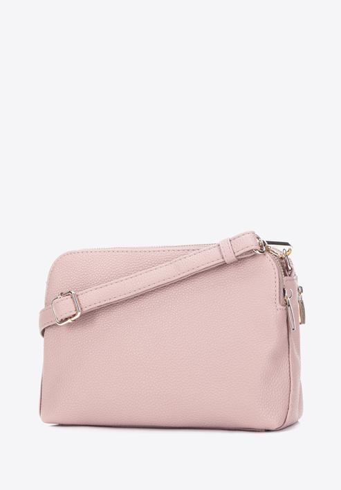 Faux leather crossbody bag, light pink, 29-4Y-016-BP, Photo 2