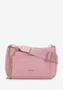 Small faux leather crossbody bag, pink, 98-4Y-512-9, Photo 2