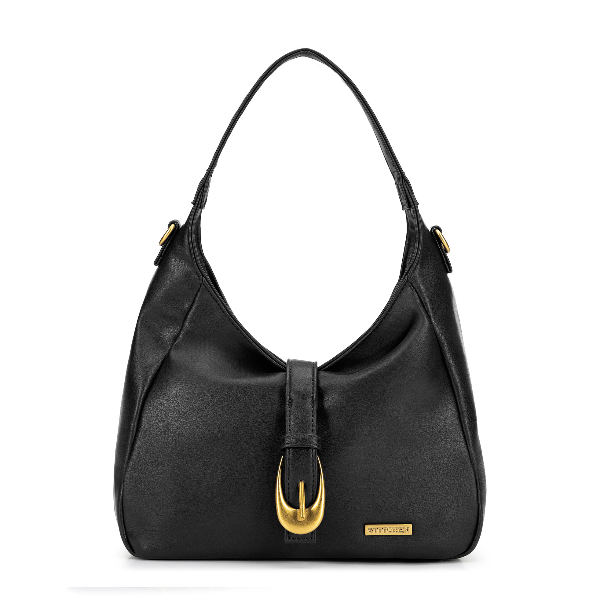 Čierna crossbody kabelka z imitácie kože 101-4Y-423-1, Vyberte variant čierna