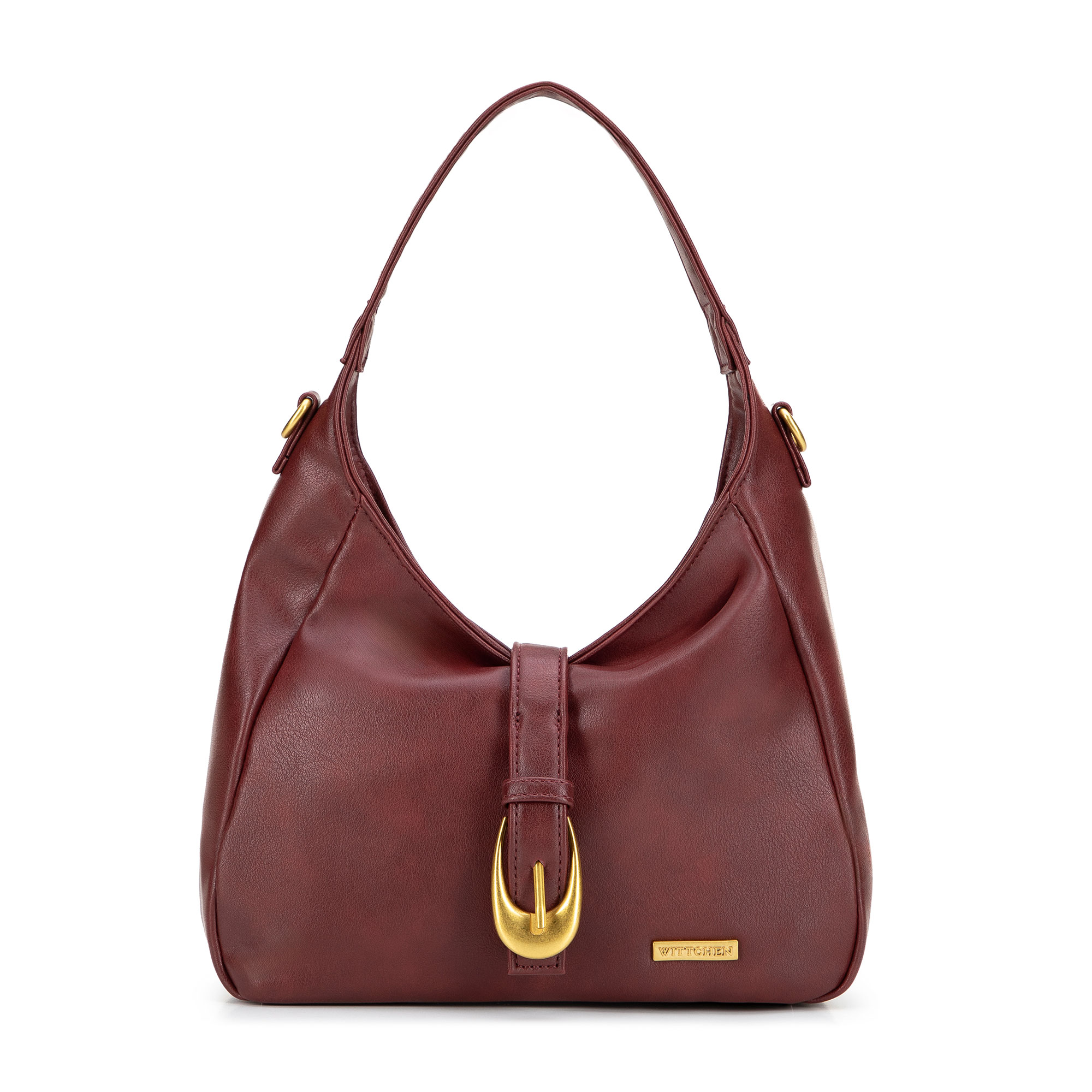 Bordová crossbody kabelka z imitácie kože 101-4Y-423-3, Vyberte variant bordová