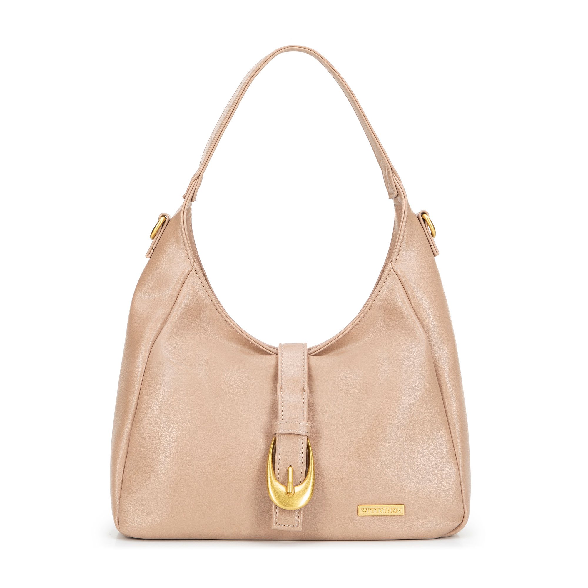 Béžová crossbody kabelka z imitácie kože 101-4Y-423-9, Vyberte variant béžová