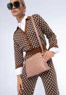Women's quilted faux leather crossbody bag, beige, 97-4Y-618-9, Photo 15