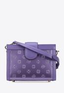 Patent leather cross body bag, violet, 34-4-240-00, Photo 1