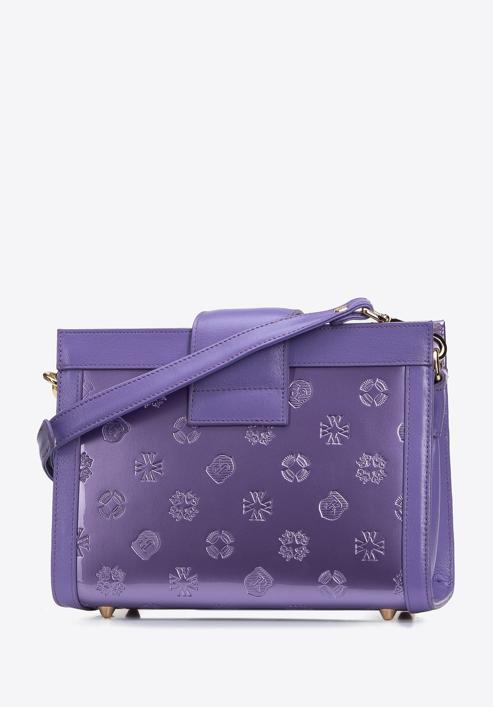 Patent leather cross body bag, violet, 34-4-240-00, Photo 2