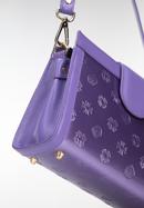 Patent leather cross body bag, violet, 34-4-240-00, Photo 4