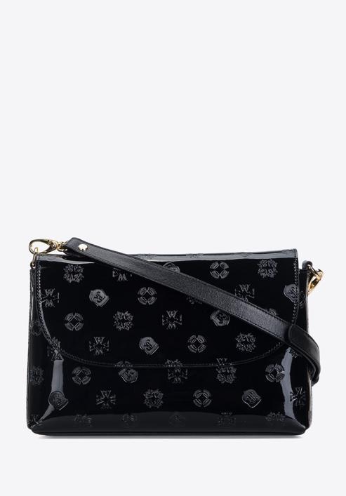 Small patent leather handbag, black, 34-4-232-FF, Photo 1