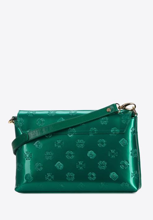 Small patent leather handbag, green, 34-4-232-11, Photo 2