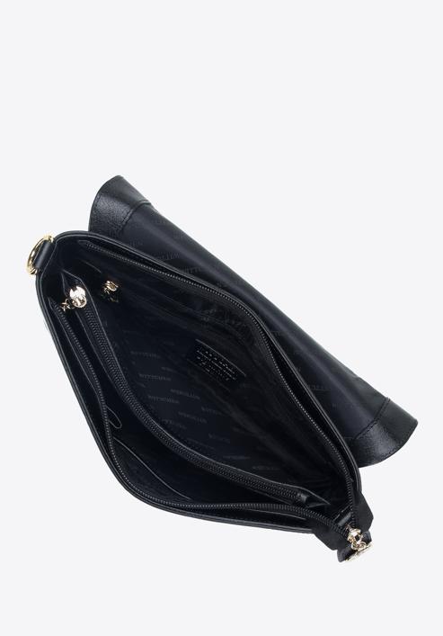 Small patent leather handbag, black, 34-4-232-00, Photo 3