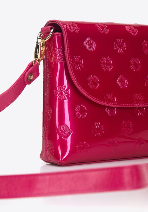 Small patent leather handbag, pink, 34-4-232-11, Photo 4