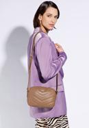 Quilted faux leather crossbody bag, beige, 95-4Y-515-9, Photo 15