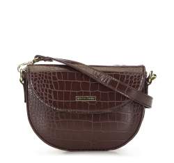 Жіноча сумка через плече з екошкіри croco 93-4Y-218-4