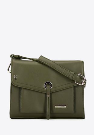 shoulder bag, khaki green, 93-4Y-437-Z, Photo 1
