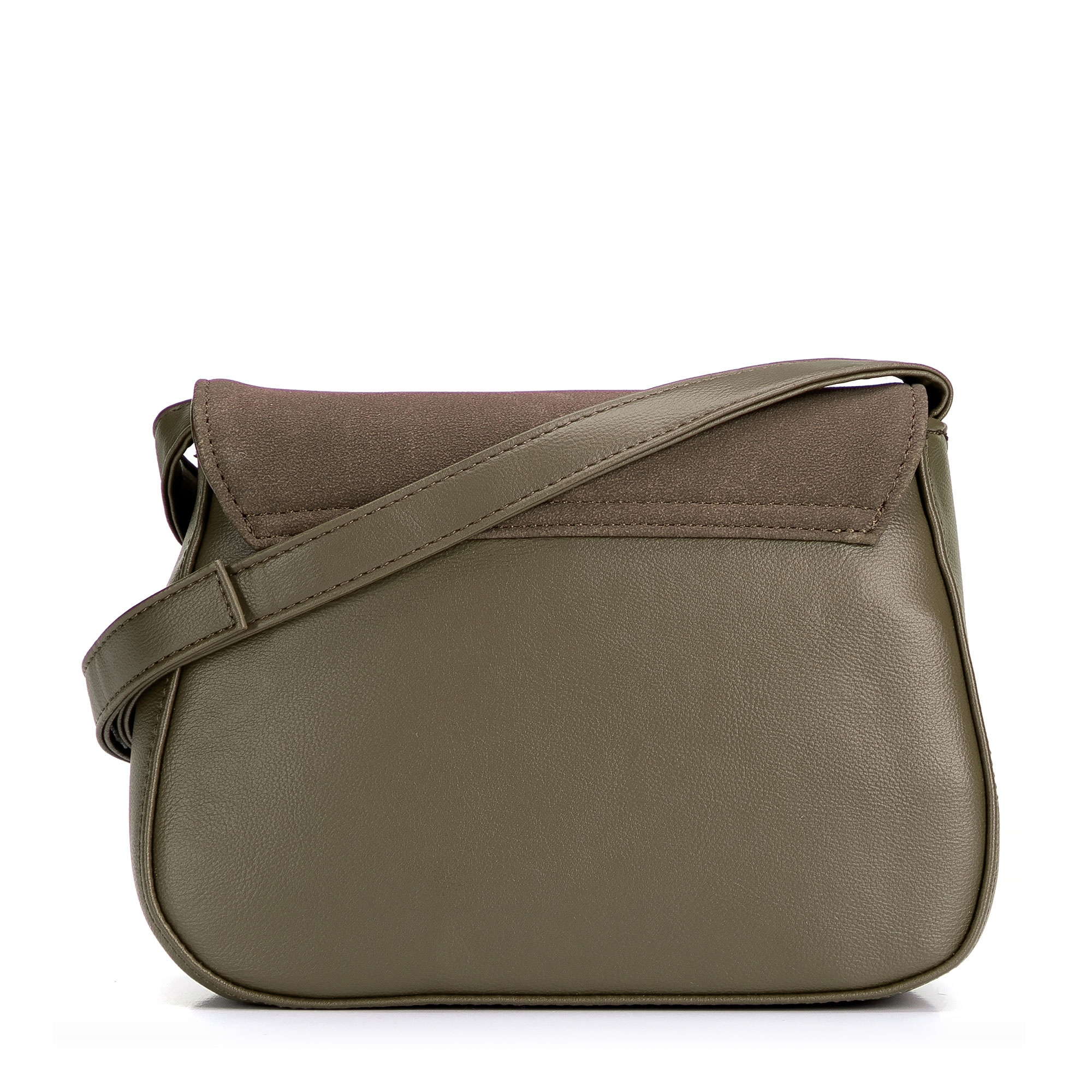 Dámska crossbody kabelka Wittchen z imitácie kože s elegantným vzhľadom, Vyberte variant khaki