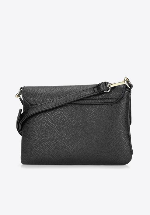 Shoulder bag with faux leather chain detail, black, 92-4Y-241-3, Photo 2