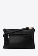 Women's quilted faux leather clutch bag, black, 97-4Y-628-3, Photo 2
