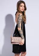 Faux leather studded crossbody bag, muted pink, 96-4Y-227-Z, Photo 15