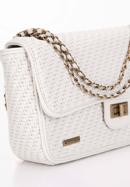Flap bag with chain shoulder strap, white, 98-4Y-010-0, Photo 5