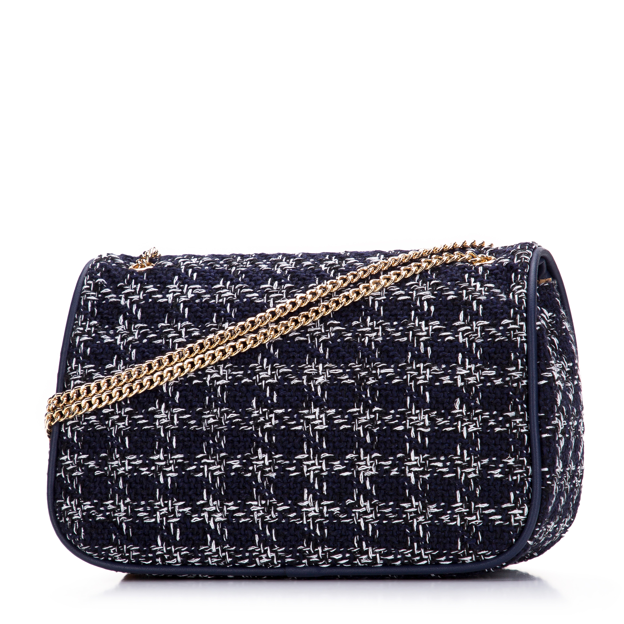 Dámska bouclé crossbody kabelka Wittchen s retiazkou 97-4Y-752-N