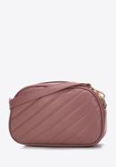 Women's quilted faux leather crossbody bag, muted pink, 97-4Y-758-P, Photo 2