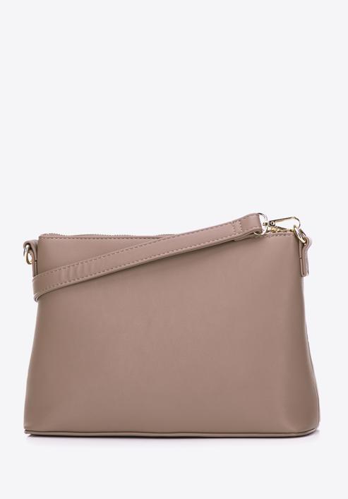 Women's crossbody bag with detachable pouch - pro eco line, beige, 97-4Y-233-4, Photo 4