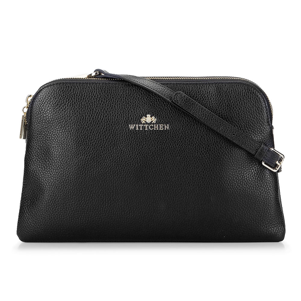 Dámska crossbody kabelka Wittchen s praktickým vzhľadom, Vyberte variant čierna