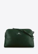 Women's leather cross body bag, green, 29-4E-004-1, Photo 1