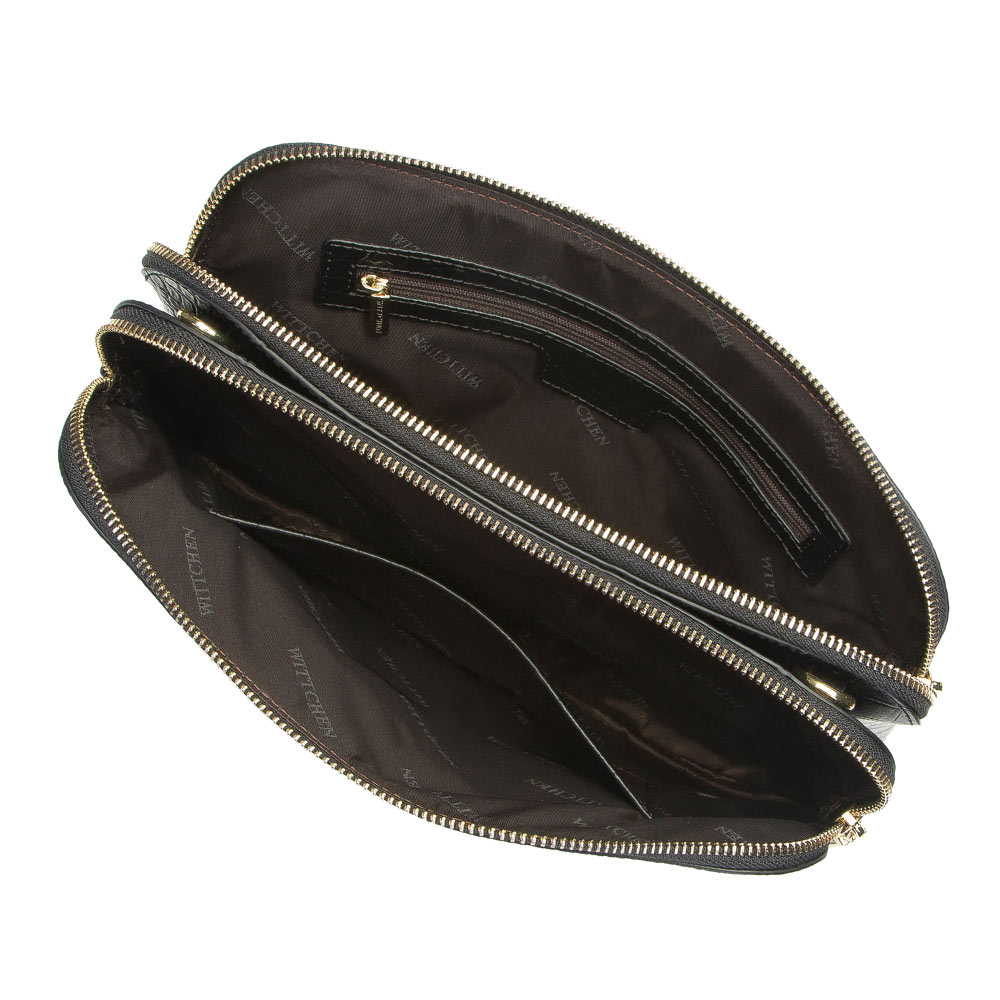 Dámska crossbody kabelka Wittchen s praktickým vzhľadom, Vyberte variant čierna