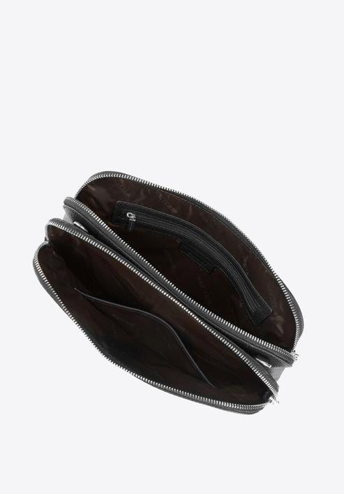 Leather multi-pouch cross body bag I WITTCHEN